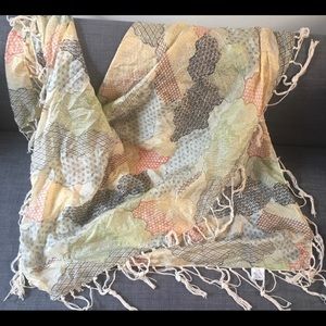Anthropologie silk scarf